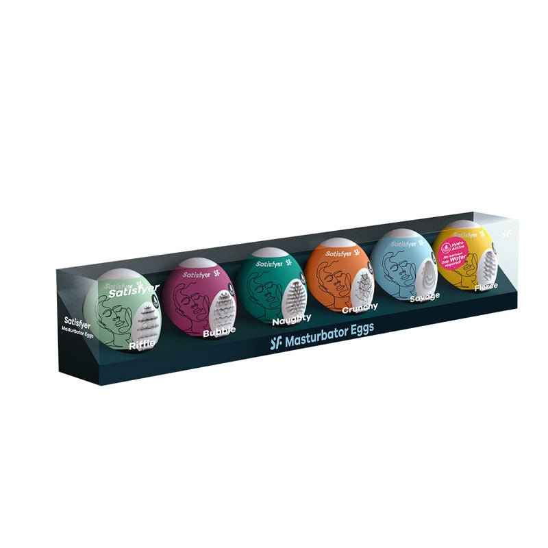 Satisfyer - Masturbator Eggs - Mixed 6 Pack
